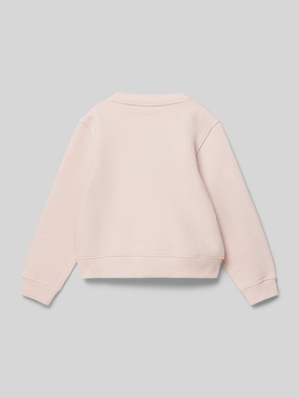 Calvin Klein Jeans Sweatshirt met ronde hals Abrikoos gemêleerd - 3