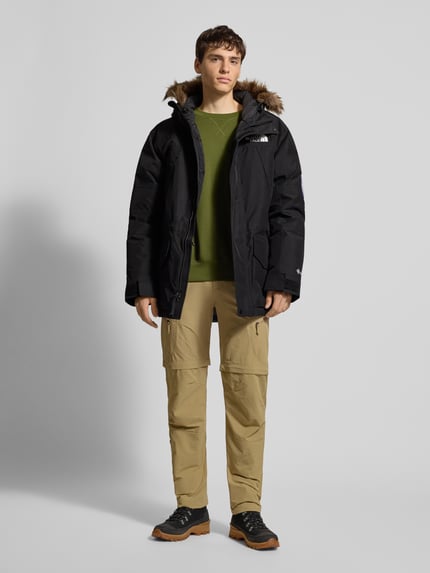 The North Face Parka z kieszeniami z patką i krytym zamkiem błyskawicznym Czarny 1