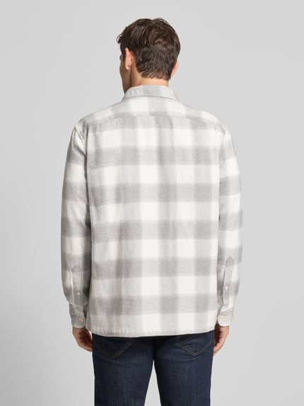 Tommy Hilfiger Regular fit vrijetijdsoverhemd van puur katoen Lichtgrijs - 5