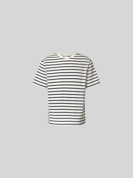 T-shirt van puur katoen Shop The Look MANNEQUINE