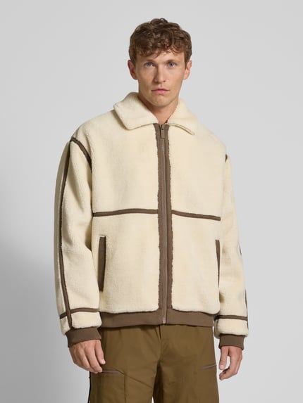 MCNEAL Teddy-Jacke mit Reißverschluss Sand 4