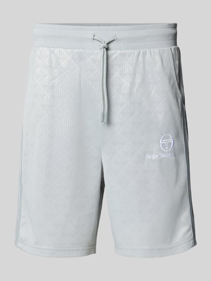 Shorts mit Label-Stitching Modell 'NERO' Shop The Look MANNEQUINE