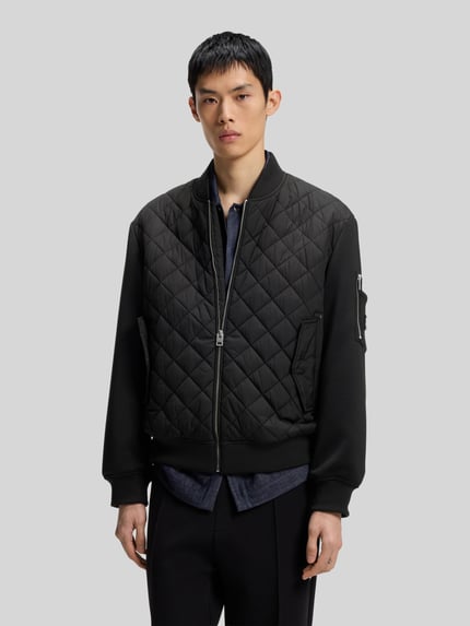 HUGO Regular Fit Blouson mit aufgesetzter Ärmeltasche Black 4
