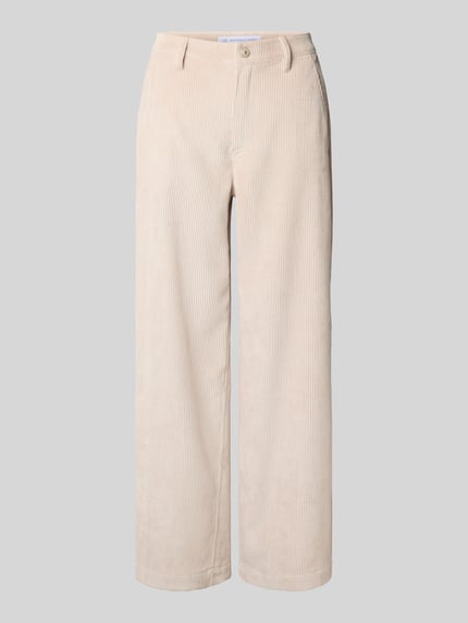 Raffaello Rossi Straight Leg Cordhose mit Gürtelschlaufen Modell 'YUKI' Beige 2