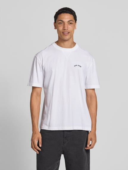 Pepe Jeans Regular Fit T-Shirt aus reiner Baumwolle Modell 'John Tee' Weiss 4