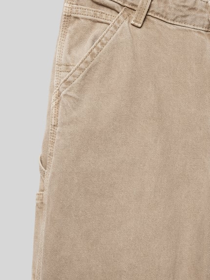 JACK & JONES Chinosy z ozdobnymi szwami model ‘ALEX’ Kamienny 2