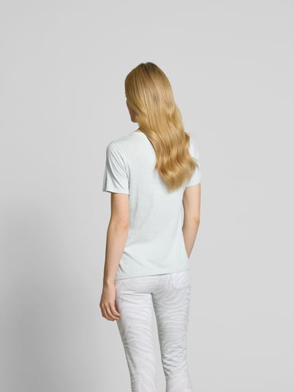 Juvia T-Shirt mit Statement-Print Mint 5