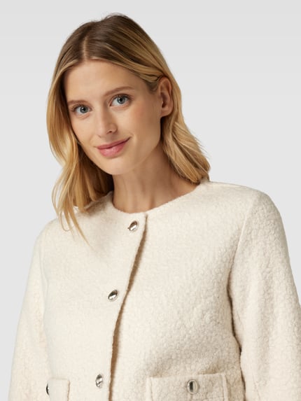zero Blazer in Bouclé-Optik Ecru 3