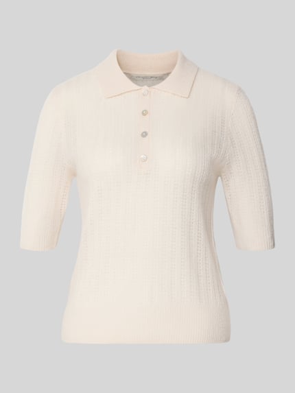 Slim Fit Poloshirt aus reinem Kaschmir Shop The Look MANNEQUINE