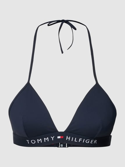 Tommy Hilfiger Bikinitop met halter model 'ORIGINAL' Marineblauw - 1