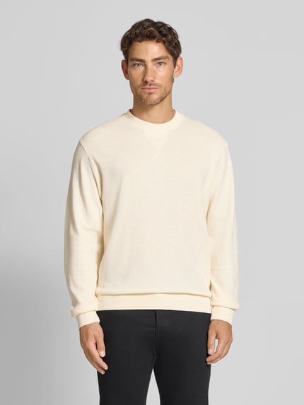 Scotch & Soda Sweatshirt mit Rundhalsausschnitt Offwhite 4
