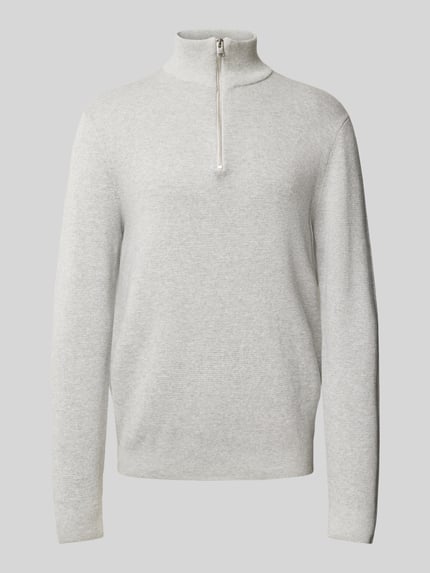 JACK & JONES Premium Schipperstrui met labeldetail, model 'BLAMILANO' Lichtgrijs - 2