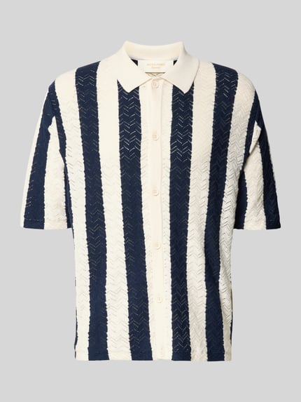 Regular Fit Poloshirt mit Knopfleiste Modell 'TYLER' Shop The Look MANNEQUINE