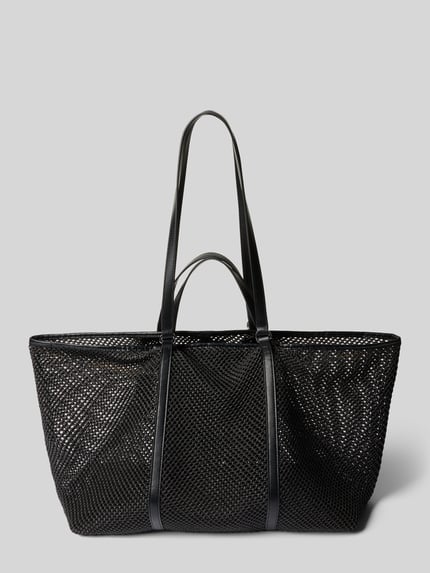 Produktfoto, torba shopper Shopper mit Tragehenkeln Modell 'PALMAH' von BOSS, efekt: jednolity kolor, aplikacja z marką, uchwyt, prostokątny kształt