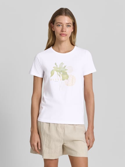 Soyaconcept T-shirt met motiefprint model 'RINA' Offwhite - 4