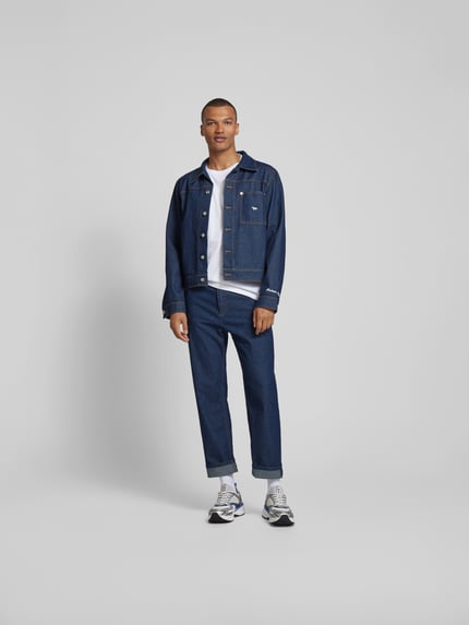MAISON KITSUNÉ Jeansy z 5 kieszeniami Jeansowy niebieski 1