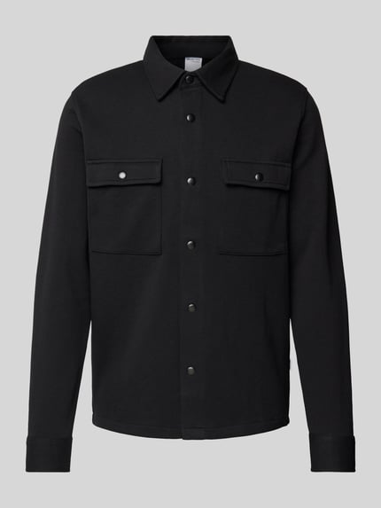 Selected Regular Fit Hemdjacke mit Brusttaschen Modell 'JACKIE' Black 2