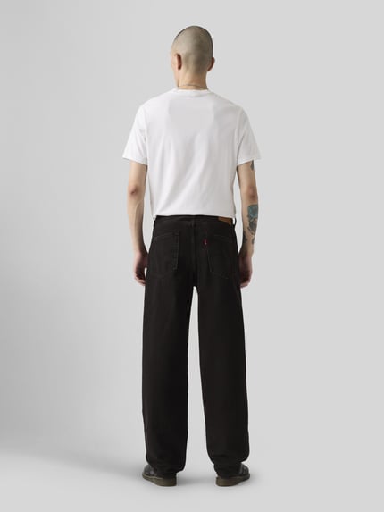 Levi's® Jeansy o kroju wide fit i krój loose fit z czystej bawełny model '568™' Czarny 4