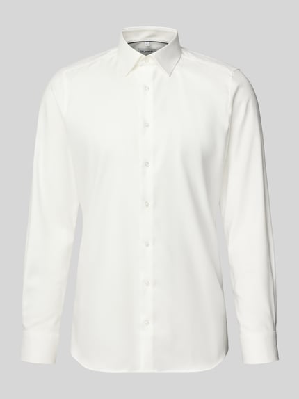 slim fit zakelijk hemd van twill Shop The Look MANNEQUINE