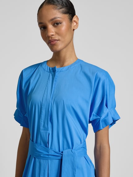 White Label Midi-jurk met steekzakken Bleu - 3
