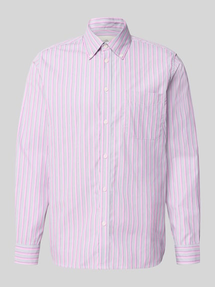 regular fit vrijetijdshem met button-downkraag model 'Kent' Shop The Look MANNEQUINE