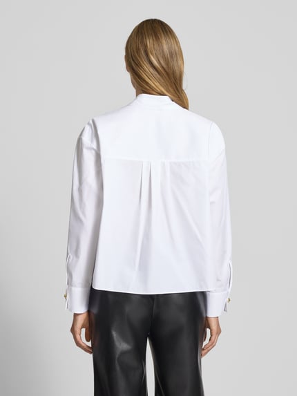 HUGO Boxy fit overhemdblouse van puur katoen, model 'ELMA' Offwhite - 5