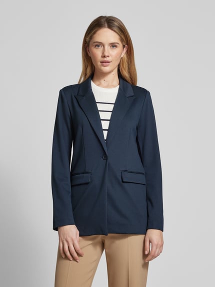 b.young Blazer mit Knopfverschluss Modell 'Rizetta' Marine 4