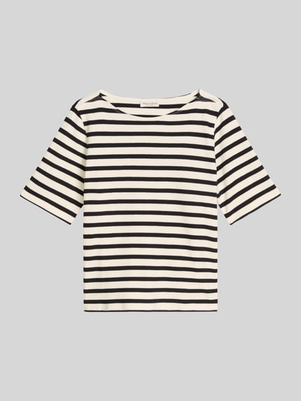 Marc O'Polo Relaxed Fit T-Shirt aus reiner Baumwolle Marine 2