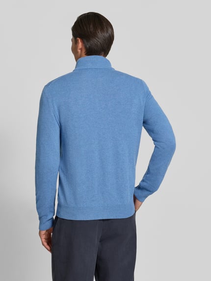 Polo Ralph Lauren Regular Fit Troyer aus reiner Wolle Jeansblau 5