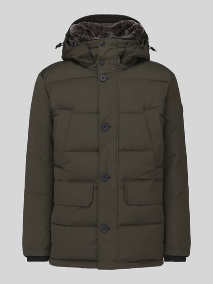 Strellson Regular Fit Steppjacke mit Kapuze Modell 'PIAZZA' Oliv 2