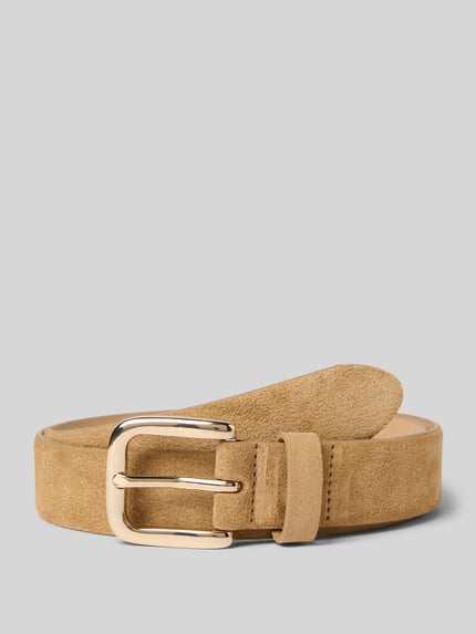 Weinmann Leren riem met doornsluiting model 'Volanato' Beige - 1