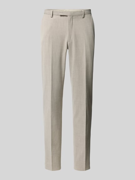 Slim Fit Stoffhose mit französischen Eingrifftaschen Shop The Look MANNEQUINE