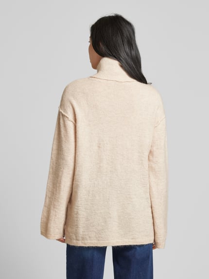 MSCH Copenhagen Rollkragenpullover mit Woll-Anteil Modell 'Sistine' Beige 5