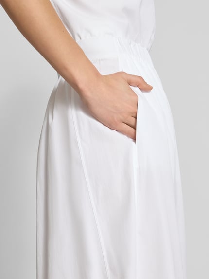 BOSS regular fit culotte van puur katoen model 'TALINI' Wit - 3