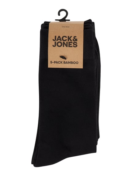 JACK & JONES Socken mit Stretch-Anteil im 5er-Pack Black 2