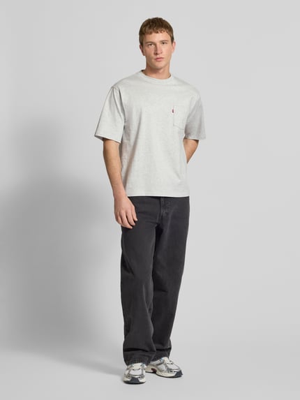 Levi's® Relaxed Fit T-Shirt aus reiner Baumwolle Hellgrau 1