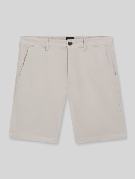 BOSS Orange slim fit chino-short van katoenmix Beige - 2