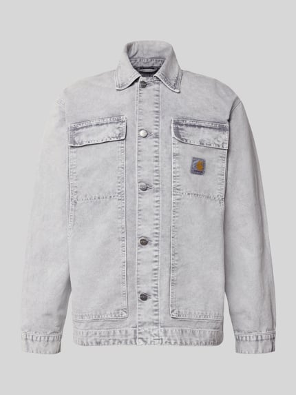 Jeansjacke mit Brustpattentaschen Modell 'Arctic' Shop The Look MANNEQUINE