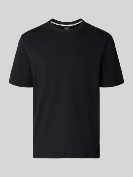 Produktfoto, Regular Fit T-Shirt aus reiner Baumwolle Modell 'H-TAUT 15' von BOSS, Optik: Unifarben, Rundhals, Kurzarm, glatte Textur