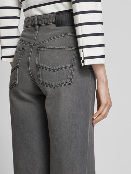 Zadig&Voltaire Jeansy o kroju straight leg z 5 kieszeniami model ‘ELIO’ Ciemnoszary 3