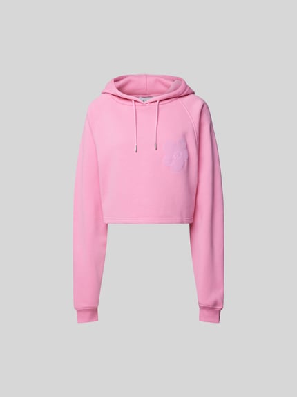 OH APRIL hoodie met capuchon Felroze - 2