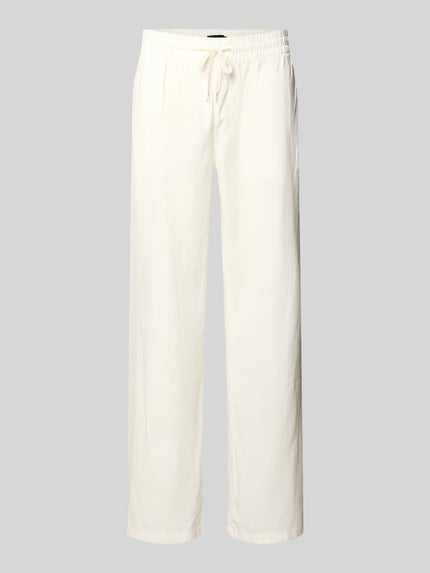 Regular Fit Hose aus Leinen-Baumwoll-Mix Modell 'barton' Shop The Look MANNEQUINE