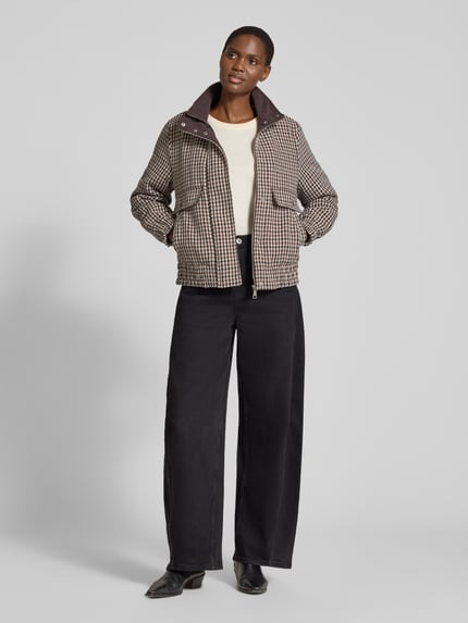 VERO MODA Bomberjacke mit hohem Stehkragen Modell 'VMCHERYL' Schoko 1