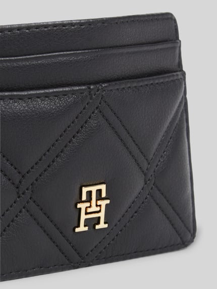 Tommy Hilfiger Portemonnee voor kaarten met logodetail Zwart - 2