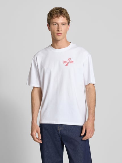 Edwin T-Shirt mit rückseitigem Print Modell 'SORRY TOKYO' Weiss 4