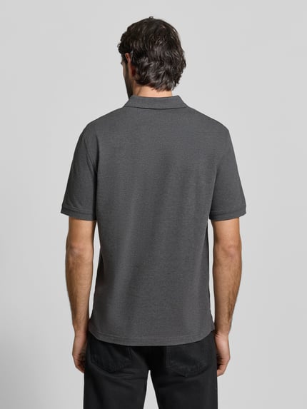 GANT Koszulka polo o kroju regular fit z wyhaftowanym logo Ciemnoszary 5