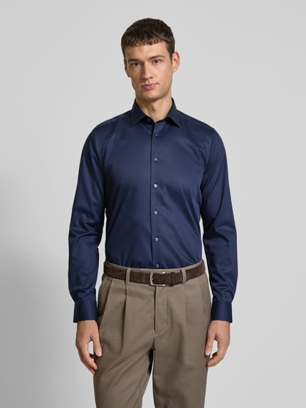 OLYMP Level 5 Slim Fit Businesshemd in Premiumqualität Marine 4