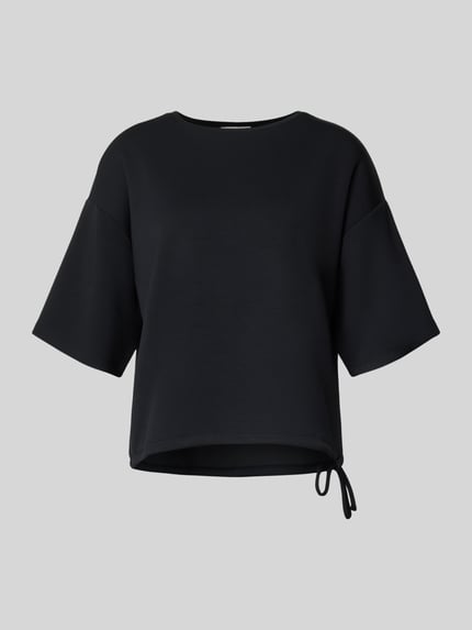Christian Berg Woman Sweatshirt met 1/2-mouwen en ronde hals Zwart - 2