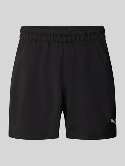 PUMA Performance Regular Fit sportshorts met logoprint model 'TAD ESSENTIALS' Zwart - 2