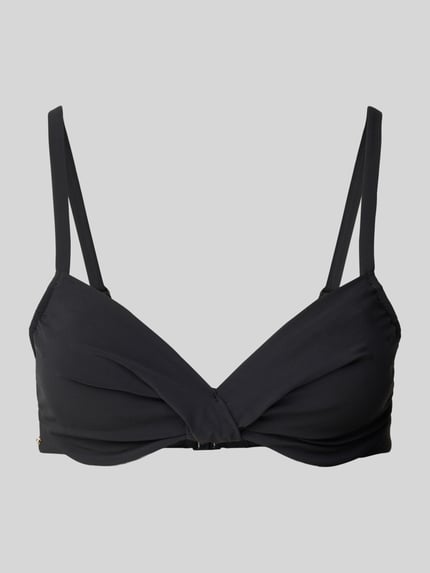 Barts Bikini-Oberteil mit Knoten-Detail Black 1